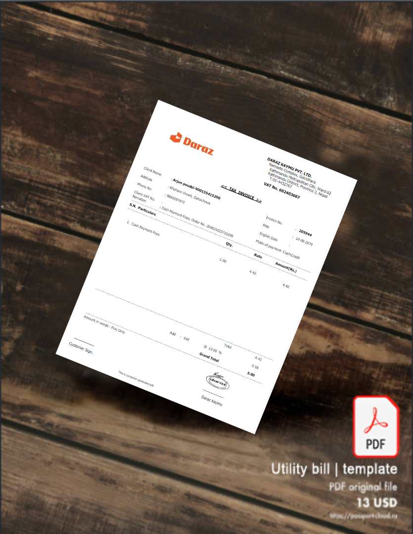 Utility bill | Albanian Power | Albania